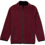 U.S. Polo Assn. Erkek Çocuk Bordo Örme Hırka 50313853-VR177 Poliester Kolsuz Tek Cepli Trend Stil - 6 - 7 Yaş