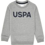 U.S. Polo Assn. Erkek Çocuk Gri Melanj Basic Bisiklet Yaka Sweatshirt 50307801-VR086 - Grimelanj - 6 - 7 Yaş