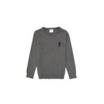 U.S. Polo Assn. Erkek Çocuk Gri Melanj Basic Kazak 50307845-VR086
