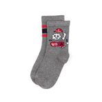 U.S. Polo Assn. Erkek Çocuk Gri Melanj Çorap (Soket) 50318054-VR086