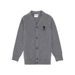 U.s. Polo Assn. Erkek Çocuk Gri Melanj Hırka Triko 50295571-vr086 Gri Melanj