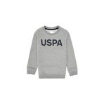U.S. Polo Assn. Erkek Çocuk Gri Melanj Sweatshirt 50307801-VR086