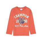 U.S. Polo Assn. Erkek Çocuk Gül Kurusu Bisiklet Yaka Süprem Sweatshirt 50316507-VR026