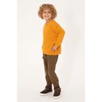 U.S. Polo Assn. Erkek Çocuk Haki Kanvas Pantolon 50298581-VR027