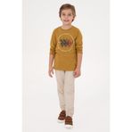 U.S. Polo Assn. Erkek Çocuk Hardal Bisiklet Yaka Süprem Sweatshirt 50316595-VR151