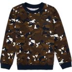 U.S. Polo Assn. Erkek Çocuk Kahverengi Bisiklet Yaka Sweatshirt 50308551-VR029 - Kahverengi-200 - 11 - 12 Yaş