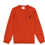 U.S. Polo Assn. Erkek Çocuk Kiremit Kazak /Triko 50294200-VR031