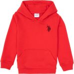 U.S. Polo Assn. Erkek Çocuk Kırmızı Basic Kapüşonlu Sweatshirt 50313980-VR030 - 7 - 8 Yaş