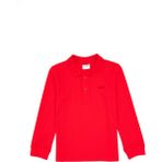 U.S. Polo Assn. Erkek Çocuk Kırmızı Basic Polo Yaka Sweatshirt 50313790-VR030 - 7 - 8 Yaş