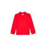 U.S. Polo Assn. Erkek Çocuk Kırmızı Basic Polo Yaka Sweatshirt 50313790-VR030