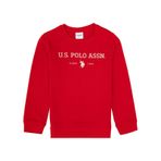 U.S. Polo Assn. Erkek Çocuk Kırmızı Bisiklet Yaka Sweatshirt 50313900-VR171