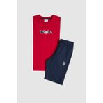 U.s. Polo Assn. Erkek Çocuk Kırmızı Pijama Takım 50326806-VR030 - 6 - 7 Yaş