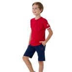 U.S. Polo Assn. Erkek Çocuk Kırmızı Tişört ve Bermuda Takım, 14-15 Yaş