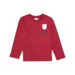U.S. Polo Assn. Erkek Çocuk Koyu Frambuaz Bisiklet Yaka Süprem Sweatshirt 50316516-VR104