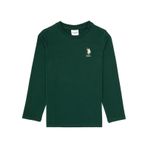 U.S. Polo Assn. Erkek Çocuk Koyu Yeşil Basic Bisiklet Yaka Sweatshirt 50314002-VR079