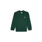 U.S. Polo Assn. Erkek Çocuk Koyu Yeşil Basic Bisiklet Yaka Sweatshirt 50314971-VR079