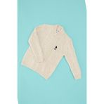 U.S. Polo Assn. Erkek Çocuk Krem Triko Hırka 50317133-VR256
