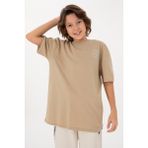 U.S. Polo Assn. Erkek Çocuk Kum Comfort Basic Bisiklet Yaka Tişört 50295447-VR085 - 6 - 7 Yaş