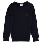 U.S. Polo Assn. Erkek Çocuk Lacivert Basic Kazak 50315586-VR033 - 7 - 8 Yaş
