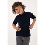 U.S. Polo Assn. Erkek Çocuk Lacivert Basic Polo Yaka Sweatshirt 50313790-VR033 - 11 - 12 Yaş