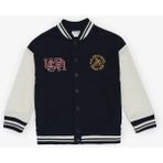 U.S. Polo Assn. Erkek Çocuk Lacivert Hırka (Örme) %65 Pamuk Oversize Tek Cepli Trend Stil 50308581-VR033 - 13 - 14 Yaş