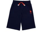 U.S. Polo Assn. Erkek Çocuk Lacivert Örme Şort 50246131-VR033 Rahat Kesim Yazlık Desenli - 5 - 6 Yaş