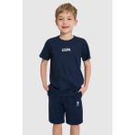 U.s. Polo Assn. Erkek Çocuk Lacivert Pijama Takım 50327292-VR033 - 7 - 8 Yaş
