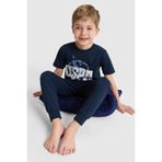 U.S. Polo Assn. Erkek Çocuk Lacivert Pijama Takımı 50326820-VR033