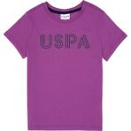 U.S. Polo Assn. Erkek Çocuk Menekşe Basic Bisiklet Yaka Tişört 50306483-VR037 - 6 - 7 Yaş