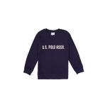 U.S. Polo Assn. Erkek Çocuk Mürdüm Bisiklet Yaka Sweatshirt 50314939-VR074