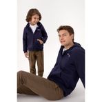 U.S. Polo Assn. Erkek Çocuk Mürdüm Fermuarlı Şardonlu Kapüşonlu Örme Hırka 50313852-VR074