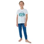 U.S. Polo Assn. Erkek Çocuk Pijama Takımı, Beyaz, 7-8 Yaş