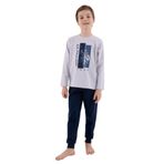 U.S. Polo Assn. Erkek Çocuk Pijama Takımı, Gri, 9-10 Yaş