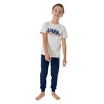 U.S. Polo Assn. Erkek Çocuk Pijama Takımı, Krem, 6-7 Yaş