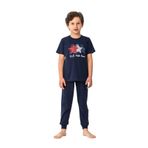 U.S. Polo Assn. Erkek Çocuk Pijama Takımı, Lacivert, 12-13 Yaş