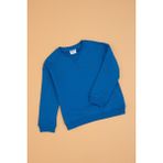 U.S. Polo Assn. Erkek Çocuk Saks Bisiklet Yaka Basic Sweatshirt 50313829-VR032 - Koyu Mavi - 12 - 13 Yaş