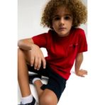 U.s. Polo Assn. Erkek Çocuk Sırt Yazılı Kırmızı Şortlu Bermuda Pijama Takım - 14 - 15 Yaş