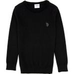 U.S. Polo Assn. Erkek Çocuk Siyah Basic Kazak 50315586-VR046 - Siyah-128 - 11 - 12 Yaş