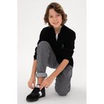 U.S. Polo Assn. Erkek Çocuk Siyah Hırka (triko) 50295560-VR046, 5-6 Yaş