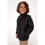 U.S. Polo Assn. Erkek Çocuk Siyah Mont 50312088-VR046