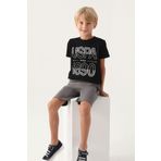 U.S. Polo Assn. Erkek Çocuk Siyah Pijama Takımı 50291609-vr046