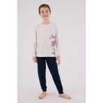 U.s. Polo Assn. Erkek Çocuk Uzun Kol Pijama Takım Taş - 10 - 11 Yaş