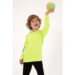 U.S. Polo Assn. Erkek Çocuk Yeşil Basic Bisiklet Yaka Sweatshirt 50313831-VR020 - Elma Yeşili - 4 - 5 Yaş