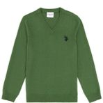 U.S. Polo Assn. Erkek Çocuk Yeşil Kazak /Triko 50294200-VR054
