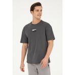 U.S. Polo Assn. Erkek Comfort Fit Bisiklet Yaka Antrasit Tişört 50287049-vr006