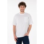 U.S. Polo Assn. Erkek Comfort Fit Bisiklet Yaka Beyaz Tişört 50305990-VR013