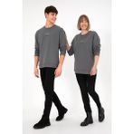 U.S. Polo Assn. Erkek Comfort Fit Bisiklet Yaka Gri Basic Sweatshirt 50293420-VR024 - XL - Gri - 006