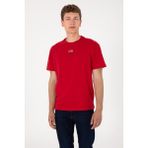 U.S. Polo Assn. Erkek Comfort Fit Bisiklet Yaka Kırmızı Tişört 50306450-VR030 - XS