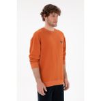 U.S. Polo Assn. Erkek Comfort Fit Bisiklet Yaka Tarçın Sweatshirt 50290777-VR191