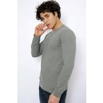U.s. Polo Assn. Erkek Dokuma Sweat T-shirt 1454255 GRİ MELANJ L